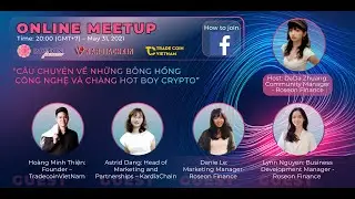 Online meeting Roseon, KardiaChain and Trade Coin Vietnam
