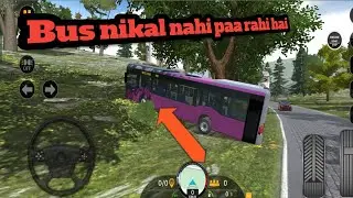 🚌 Bus simulator passenger game |indian bus simulator game:bus nikal nahi paa rahi hai