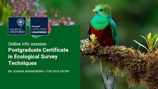 Postgraduate Certificate in Ecological Survey Techniques | Online Information Session