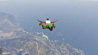 siDe mission parachute landing gta v 👿👿