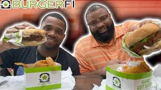 VEGAN BURGERS|  burgerfi|  pr gang|  vegan what i eat in a day|  plant based