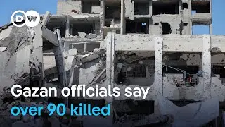 Israel airstrike on Gaza school leads to condemnation from EU officials | DW News