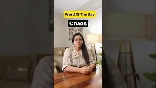 What is CHAOS? | Meaning and examples #englishvocabulary #learnenglish #chaos #vocabulary #english