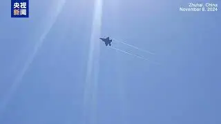 SCENE: China's most advanced J-35 stealth fighter unveiled at Zhuhai Airshow