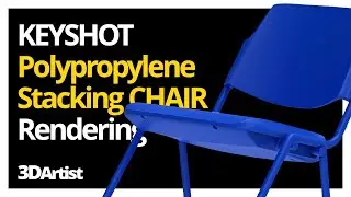 Polypropylene Stacking CHAIR | 3D Modeling | RENDERING | Fusion 360 | KEYSHOT | Free 3D Model