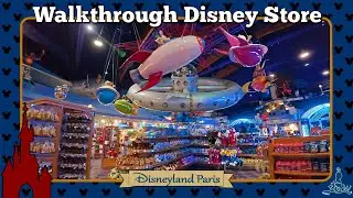 [Disneyland Paris 4K] Walkthrough Disney Store at Disney Village