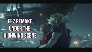AI Dreams FF7: UNDER THE HIGHWIND SCENE #ff7 #aerith #cloud #clerith