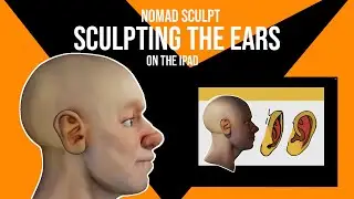 EAR SCULPTING TUTORIAL - How to sculpt ears in Nomad