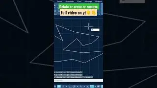 delete or erase or remove object in Autocad #shorts #youtubeshorts #autocad #3d #viral #short #reels