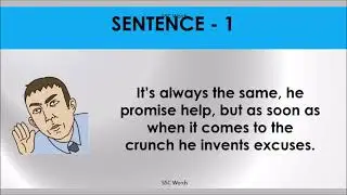 COMES TO THE CRUNCH Idiom 1028 # Meaning and five sentences # SSC Words