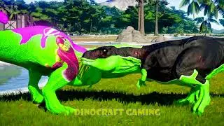 💚⚡ HULK Dinosaurs Unleashed! Hulk I-Rex vs. Hulk T-Rex vs. Green Lantern Chomper! 🦖💥