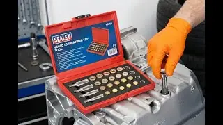 How to Repair a Damaged Aluminium Sump Plug Thread #engineering #carservice