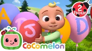 Learn AMCs with Colorful Balloons! 🎈 CoComelon - Animal Time | Nursery Rhymes for Babies