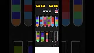 Water Sort Puzzle Level 117 Walkthrough #shorts #watersortpuzzle