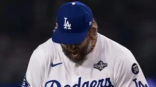 Clayton Kershaw Gets Nathan Lukes Out to Strand the Bases Loaded in the 12th Inning in Game 3!