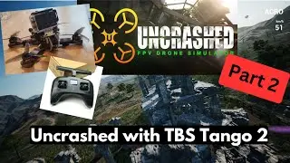 Uncrashed FPV Simulator, TBS Tango 2 Controller, 5 inch Quad