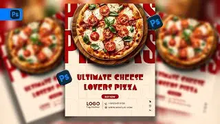 Fast Food Poster in Photoshop | Beginner to Pro  #photoshop