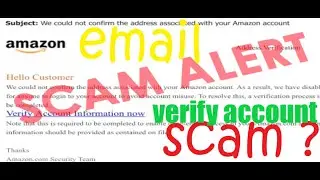 AMAZON EMAIL SCAM (WARNING STRONG LAUNAGE)