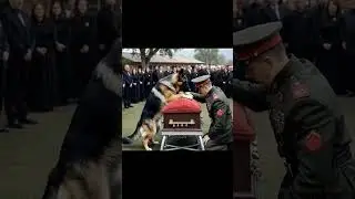 When the dog began to bark strangely at the funeral... full story 👇🏼👇🏼