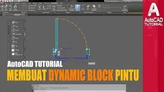 AutoCAD Tutorial - Cara Membuat Pintu menggunakan Dynamic Block
