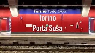 4K Trenes FS Torino Porta Susa 2023