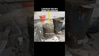 slump test dulu baru ngecor