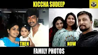 Kiccha Sudeep Family Then Now Photos | Sudeep Wife Daughter Pics | Priya Sudeep | Top Kannada Actor