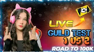 😳FREEFIRE PC GAMEPLAY LIVE WITH SIMI QUEEN🥵👽Free Fire Live!GUILD TEST#freefire #shortslive #girllive