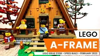 LEGO Ideas 21338 A-Frame Cabin - Speed Build