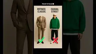 Classic Vs Casual Outfit #mensfashion #oldmoneyaesthetic #classicstyle #menswear #gentlemanlook