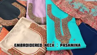 Pure Pashmina Embroidery Work Suits|| Pashmina Suits With Neck Embroidery||Latest Winter Collection 