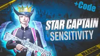 PUBG MOBILE - РАСКЛАДКА И ЧУВСТВИТЕЛЬНОСТЬ СТАР КАПИТАНА 😈 2025  +КОДЫ 🤤 STAR CAPTAIN ПУБГ МОБАЙЛ