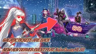 NEW ADV SERVER EVENT, FREE STUN SKINS??? GALATIC TICKET FOR STAR WARS | MLBB feat NelvieComicsMlbb