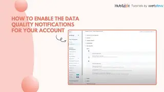 How to Enable the Data Quality Notifications for Your Account