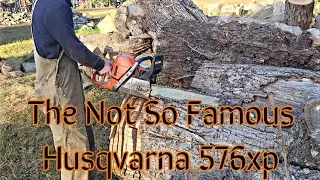 Взгляд и резка странным мячом!!! Husqvarna 576xp!!! 575 372xp 572xp