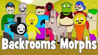 [🌈NEW] Backrooms Morphs Томас, Леди Баг, Шрек, Игра в кальмара НОВЫЕ МОРФЫ ЗАКУЛИСЬЯ How to get