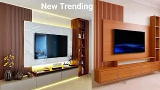 100+ Modern TV Wall Unit Designs 2025 | Stylish Living Room TV Cabinet & Floating Panel Ideas