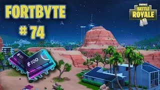 FORTNITE  SEASON 9 FORTBYTE #74 LOCATION GUIDE