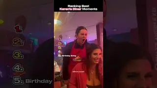 Ranking Worst Karen's Diner Moments 😂 #karen