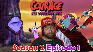 Magic Trees and Giant Robots?! | Courage the Cowardly Dog S2E1 Reaction