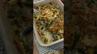 Запеканка из зеленой фасоли