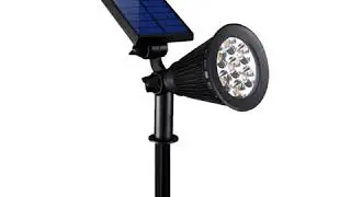 Solar garden spotlight