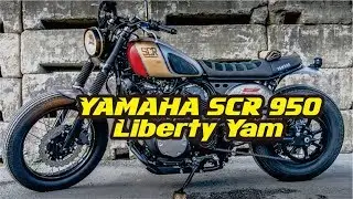A custom France Taste YAMAHA SCR 950  built by Liberty Yam