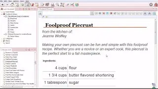 Large Font Makes Recipes Easy to Read