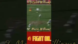 Caleb Williams Finds Mario Williams TD #USC #fighton #usctrojans #calebwilliams #uscfootball