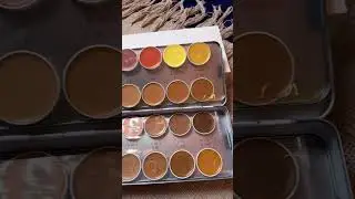 Camouflage creme. Palette with 24 shades, kryolan