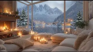 🌙 Winter Evening Luxury Retreat by the Sea 🌊Soft Piano & Cozy Ambience|Deep Relaxation Sleep & Relax