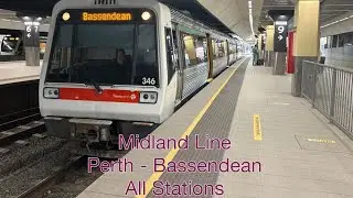 Journey: Perth - Bassendean All Stations (A Series)