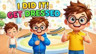 Get Dressed Song for Kids 👕🧦 | Learn to Get Dressed by Yourself | Daily Routine for Toddlers