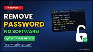 Reset Windows 11 Admin Password with Installation USB (No Software) 2026